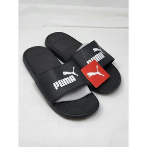 Puma Cool Cat Slide Men's Black Casual Sandals 371023-01 size 12